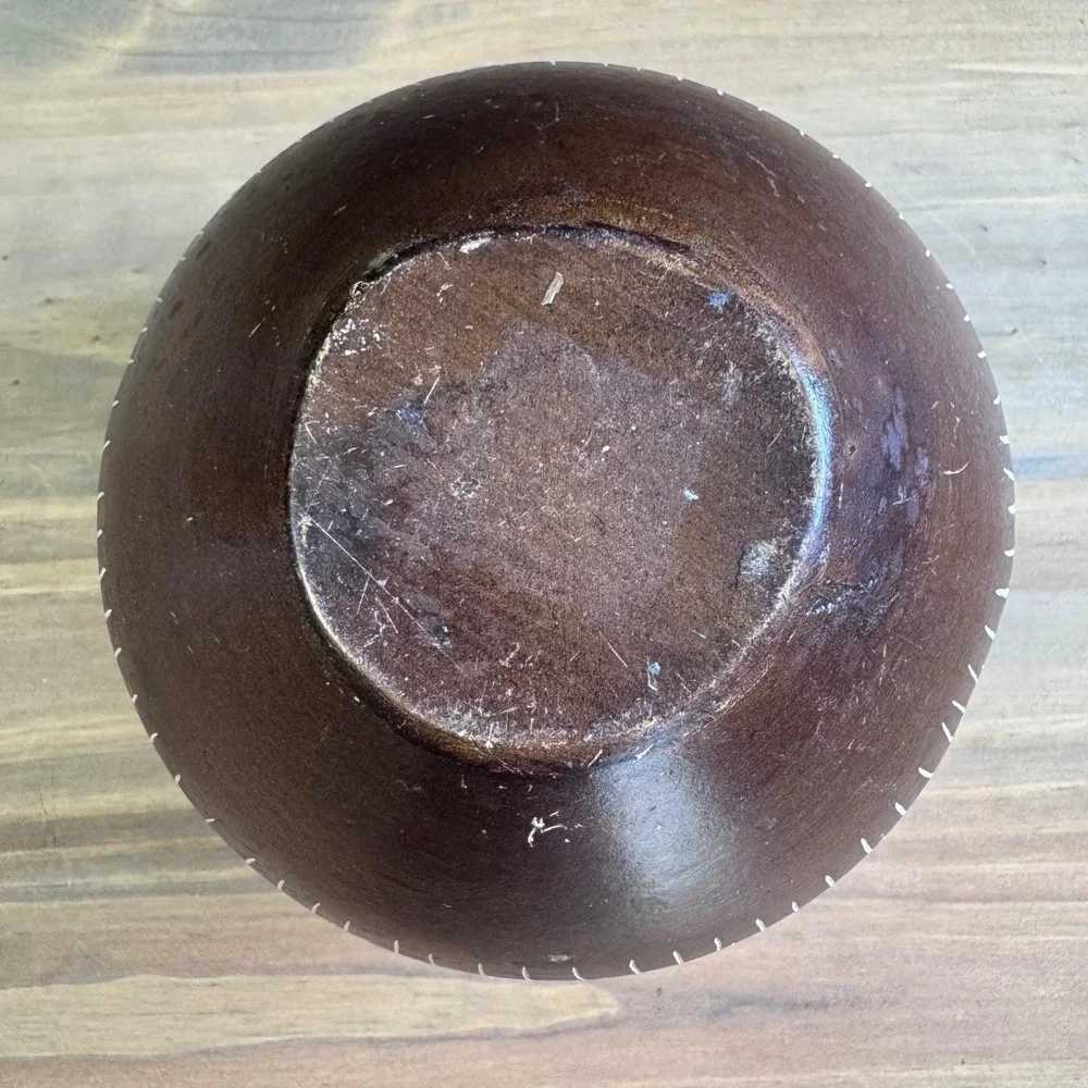 SMALL Hand-Carved Decorative Gourd Vase - 5